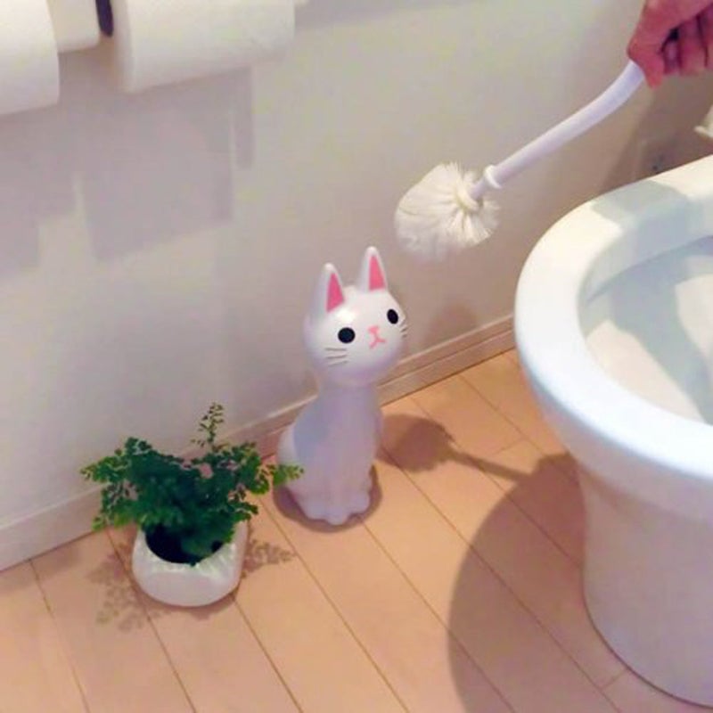 Meiho ME02 Cat Toilet Brush Black - Image 5